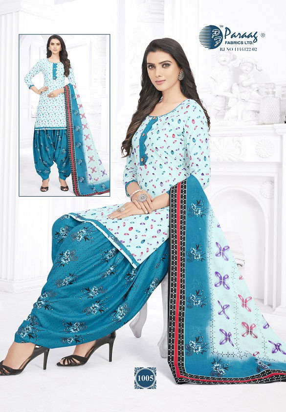 Paraag Mahi 3 Regular Wear Printed Designer Cotton Dress Material Collection 